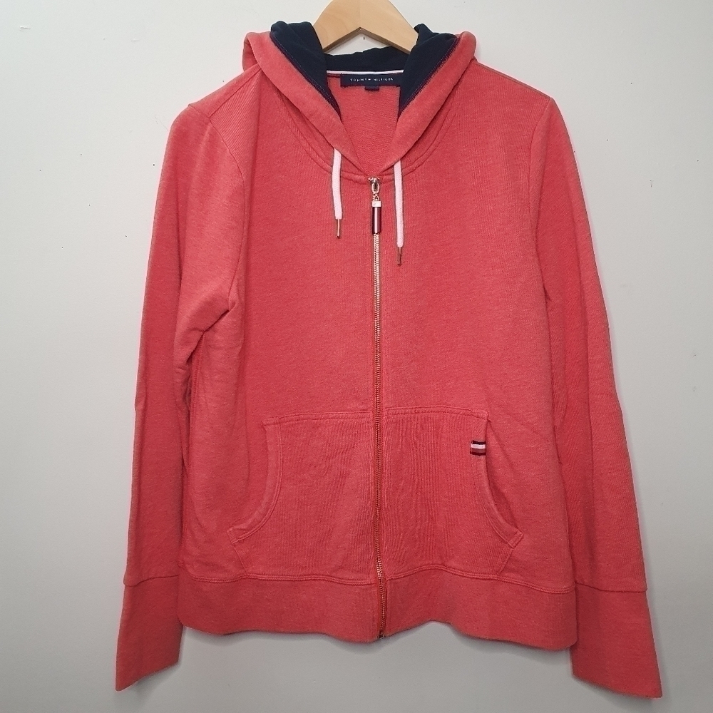 Tommy Hilfiger Full Zip Up Hoodie Size L